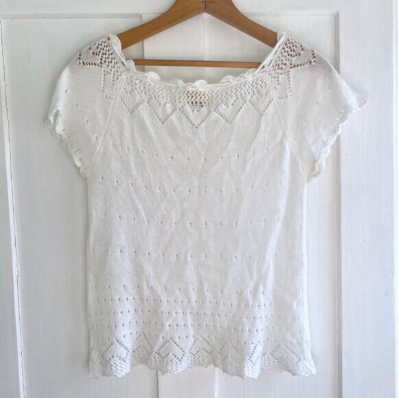 Vintage Knit Lacey Blouse - Picture 4 of 6